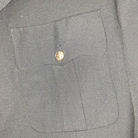 Army Dress Black Military Bremen & Bowden Blazer Mens 44L #KC - Picture 6 of 12